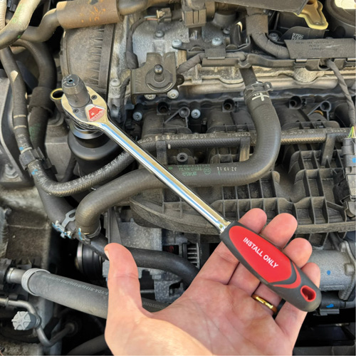 Torque Limiting Ratchet Wrench, 3/8" Drive, Cushion Grip Handle Equipex