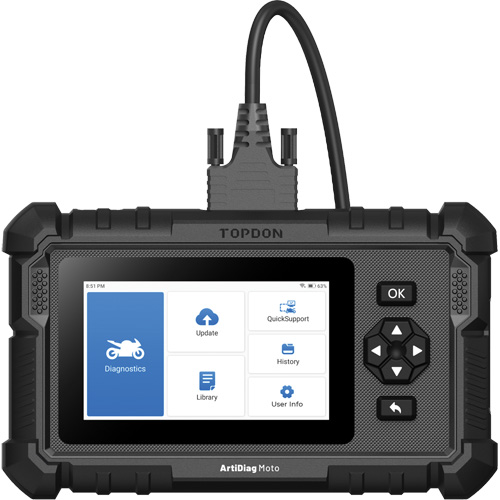 Outil de diagnostic 5" pour moto ArtiDiag Moto Equipex