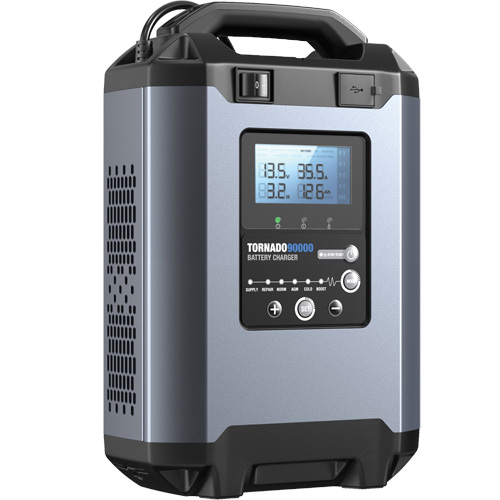 Alimentation stable 90 A et chargeur intelligent 12 V/24 V Tornado90000 Equipex