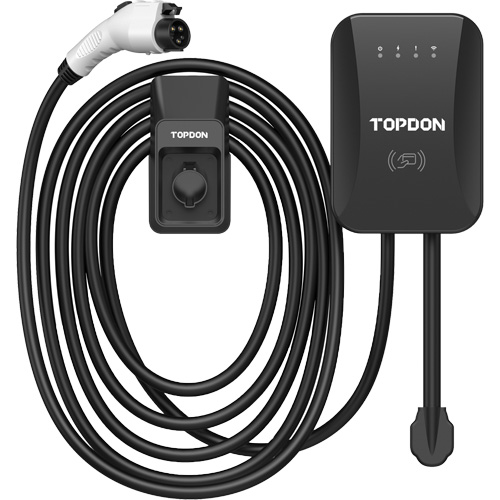 Chargeur r&eacute;sidentiel PulseQ AC pour VE avec mode identification par radiofr&eacute;quence (RFID), 40 A, Niveau 2 CA, Connecteur Type 1 (SAE J1772) Equipex