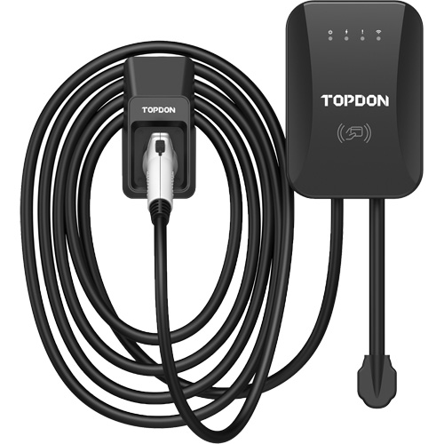 Chargeur r&eacute;sidentiel PulseQ AC pour VE avec mode identification par radiofr&eacute;quence (RFID), 40 A, Niveau 2 CA, Connecteur Type 1 (SAE J1772) Equipex