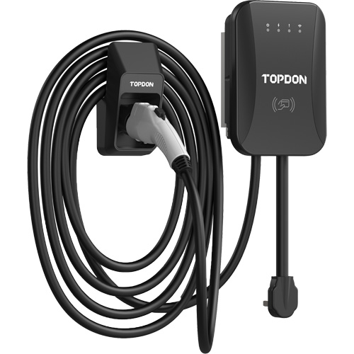 Chargeur r&eacute;sidentiel PulseQ AC pour VE avec mode identification par radiofr&eacute;quence (RFID), 40 A, Niveau 2 CA, Connecteur Type 1 (SAE J1772) Equipex