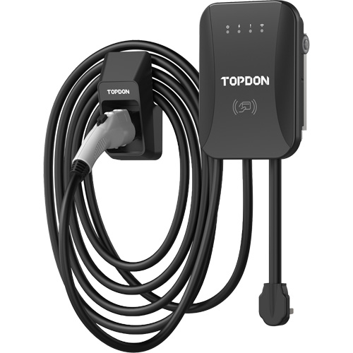 Chargeur r&eacute;sidentiel PulseQ AC pour VE avec mode identification par radiofr&eacute;quence (RFID), 40 A, Niveau 2 CA, Connecteur Type 1 (SAE J1772) Equipex