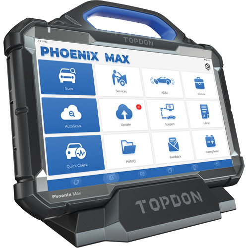 Outil de diagnostic Phoenix Max de niveau &eacute;quipement original de 13,3" avec station daccueil et oscilloscope &agrave; 4 voies Equipex