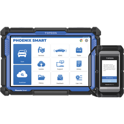 Phoenix Smart 10.1" OE-Level Scan Tool, Cloud-Based Programming & Advanced Protocols Equipex