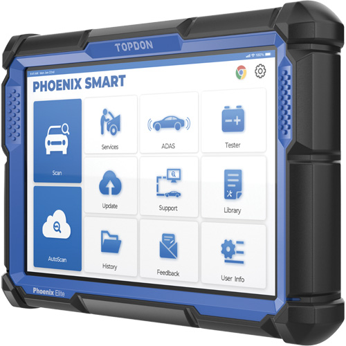 Phoenix Smart 10.1" OE-Level Scan Tool, Cloud-Based Programming & Advanced Protocols Equipex