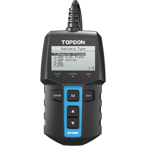 BT100 12V Battery & System Tester Equipex