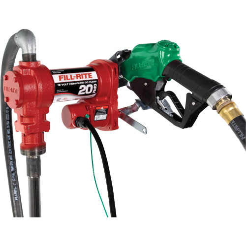 12V Fuel Transfer Pump with Nozzle Equipex