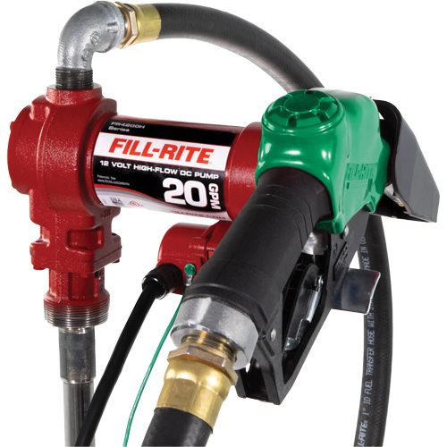 12V Fuel Transfer Pump with Nozzle Equipex