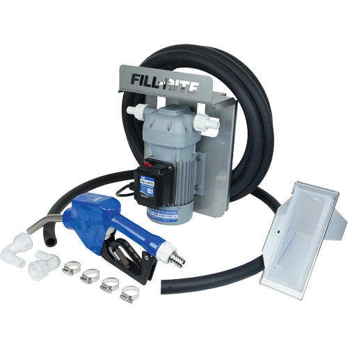 115V AC DEF Transfer Pump & IBC Tote Bracket with Nozzle Equipex
