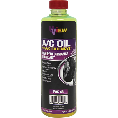 PAG 46 Oil with A/C ExtenDye, 237 ml, Bottle Equipex