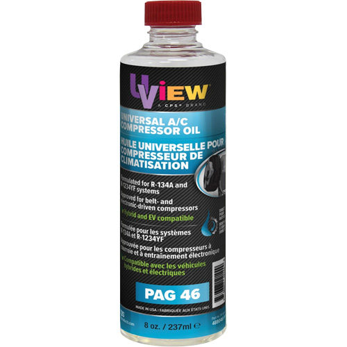 Huile universelle pour climatisation PAG 46, 237 ml, Bouteille Equipex