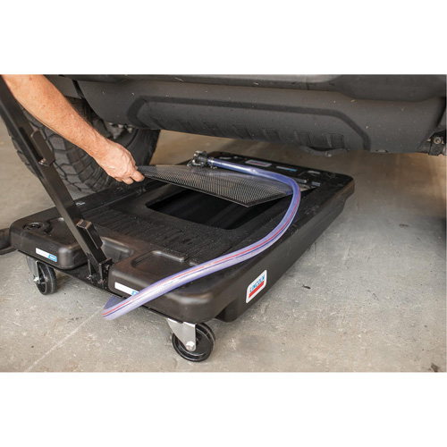 Drain d'huile portable en polypropyl&egrave;ne &agrave; profil bas Equipex