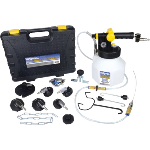 Pressure Brake Bleeder Kit with 7 Adapters Equipex