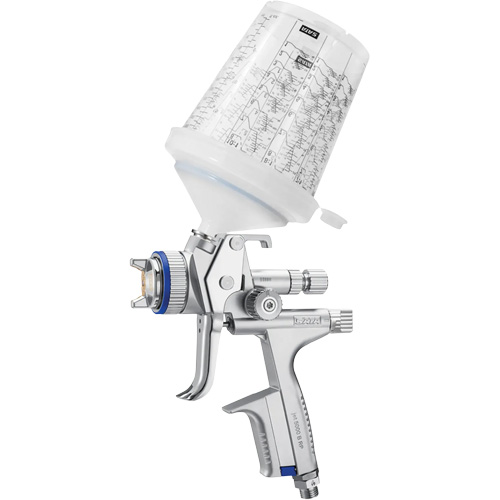 5000 B RP Nozzle 1.4 RPS Paint Spray Gun with Multi-Purpose Cup, 1/4" NPT Air Inlet, 10.24 CFM, 0.3 L/0.6 L/0.9 L Capacity, 0.17 PSI Equipex
