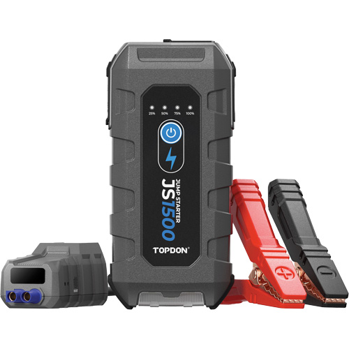 D&eacute;marreur d'appoint, survolteur, banque d'alimentation et lampe de poche JumpSurge1500 Equipex