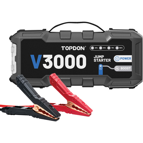 Survolteur, banque d'alimentation et lampe de poche V3000 Equipex
