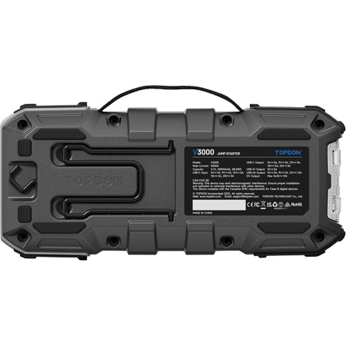 Survolteur, banque d'alimentation et lampe de poche V3000 Equipex