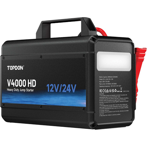 V4000 HD 12V/24V 4000A Jump Starter Equipex