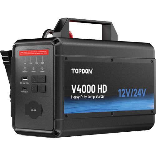 V4000 HD 12V/24V 4000A Jump Starter Equipex