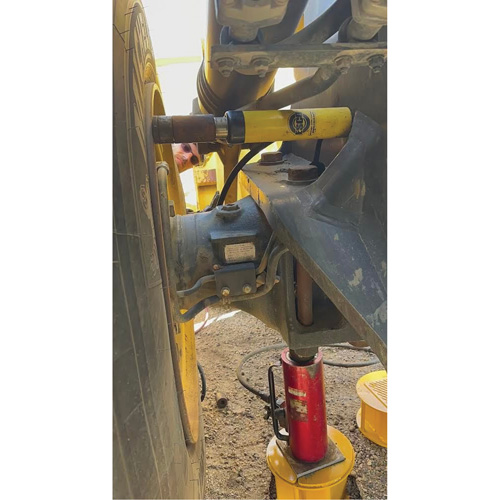 Single-Acting Cylinder Hydraulic Ram, 4.13" Stroke, 10 Ton(s) Capacity, 10000 PSI Equipex