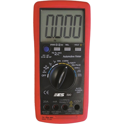 Pro Automotive Digital Multimeter with Case Equipex