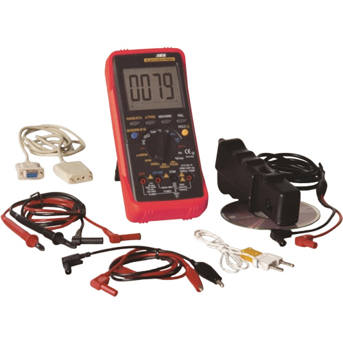 Pro Model Automotive Digital Multimeter W/PC Interface Equipex
