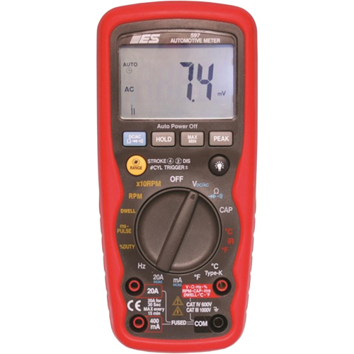Premium Automotive Digital Multimeter with Case Equipex