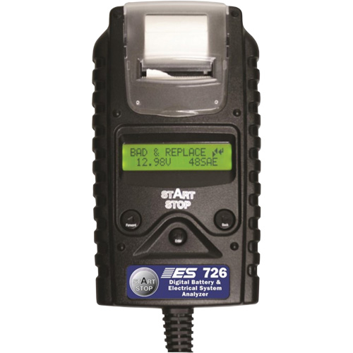 Digital Battery & Electrical System Analyzer with Printer Equipex