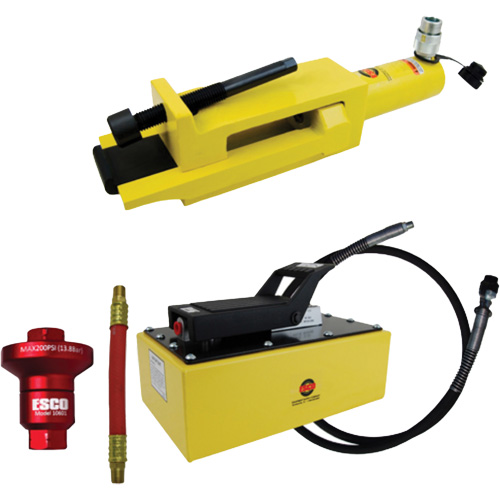 Giant Tire/Earthmover Bead Breaker Kit with 5 Quart Hydraulic Pump Equipex