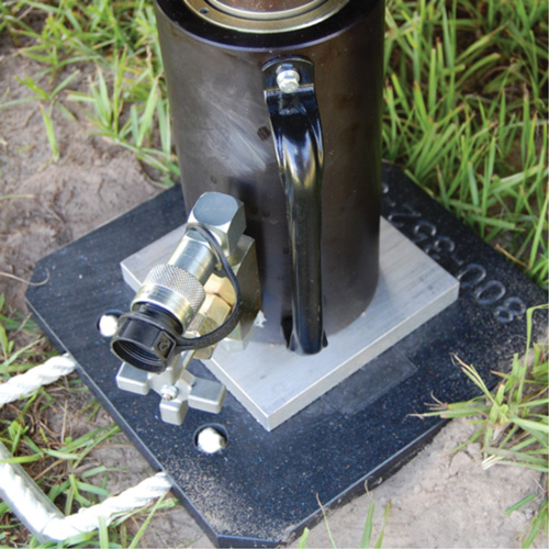 55-Ton Capacity Jack Support Plate Equipex