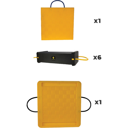 8-Piece CribLok Composite Cribbing System Kit Equipex