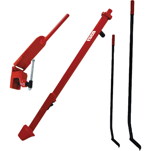 Ensemble pour pneus agricoles/robustes avec outil de d&eacute;montage universel Equipex