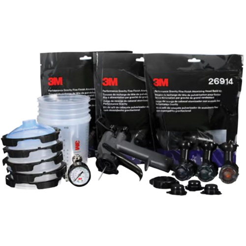 Syst&egrave;me de pistolet pulv&eacute;risateur Performance pour finition fine avec godets PPS, 13 pi³/min, 29 psi Equipex