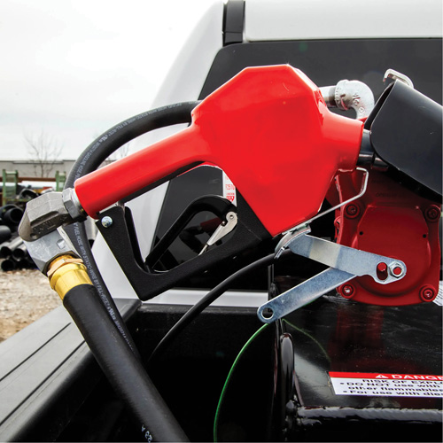 Red Automatic Gasoline Spout Nozzle Equipex