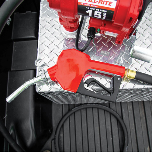 Red Automatic Gasoline Spout Nozzle Equipex