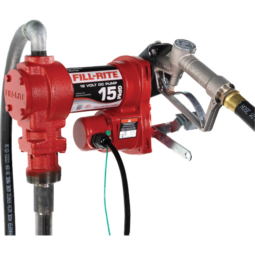 Pompe de transfert de carburant 12 V CC avec pistolet Equipex