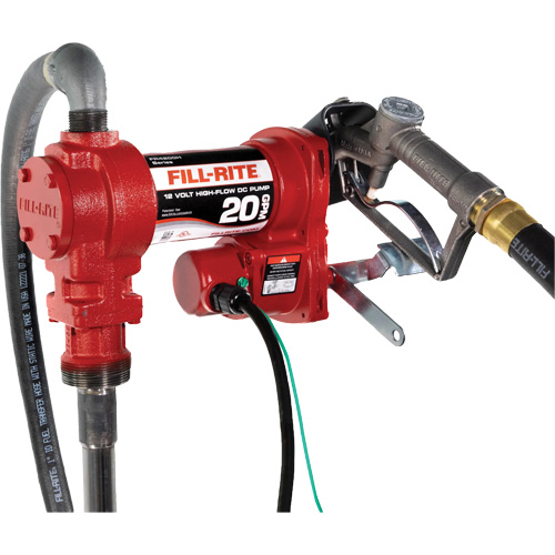 Pompe de transfert de carburant 12 V CC avec pistolet Equipex
