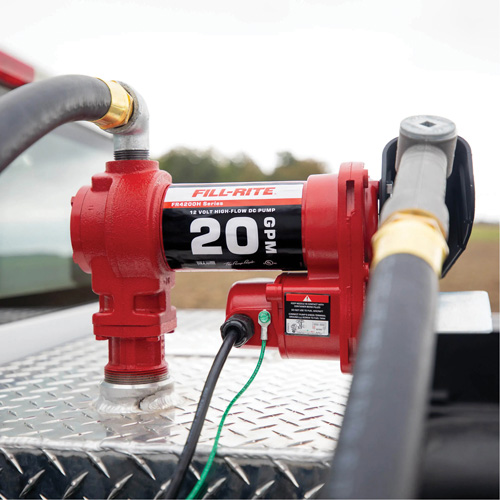 Pompe de transfert de carburant 12 V CC avec pistolet Equipex