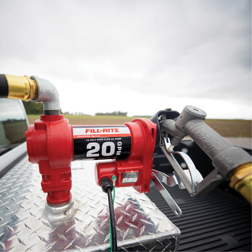 Pompe de transfert de carburant 12 V CC avec pistolet Equipex
