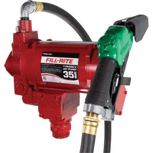 Pompe de transfert de carburant 115/230 V c. a. avec pistolet Equipex