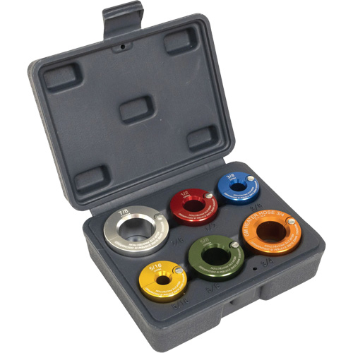 Jeu de 6 outils de d&eacute;connexion en aluminium Equipex