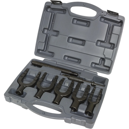 5-Piece Stepped Pickle Fork Kit with Case Equipex