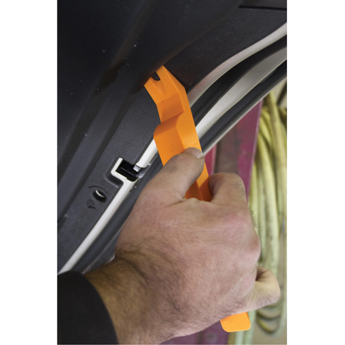 5-Piece Nylon & Neon Orange Wedge Assortment Set Equipex