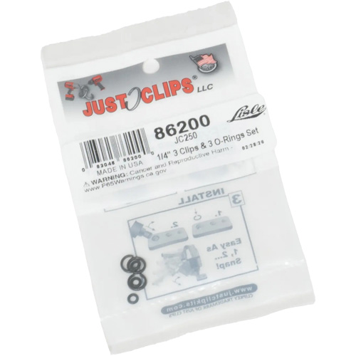 Jeu de clips et joints toriques de 1/4 po Equipex