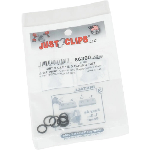 Jeu de clips et joints toriques de 3/8 po Equipex