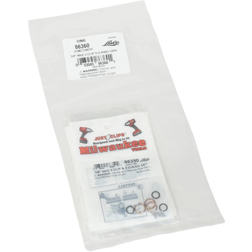Jeu de clips et joints toriques de 3/8 po pour Milwaukee - en vrac Equipex