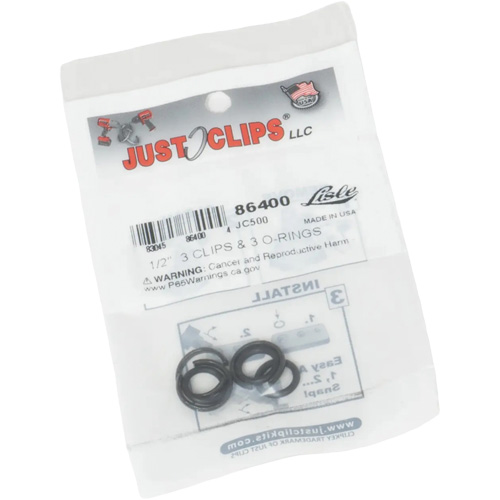 1/2" Clips & O-Rings Set Equipex