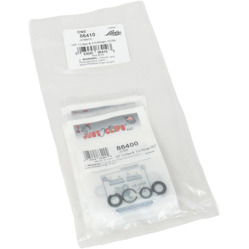 1/2" Clips & O-Rings Set - Bulk Equipex