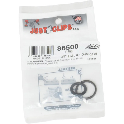 Jeu de clip et joint torique de 3/4 po Equipex
